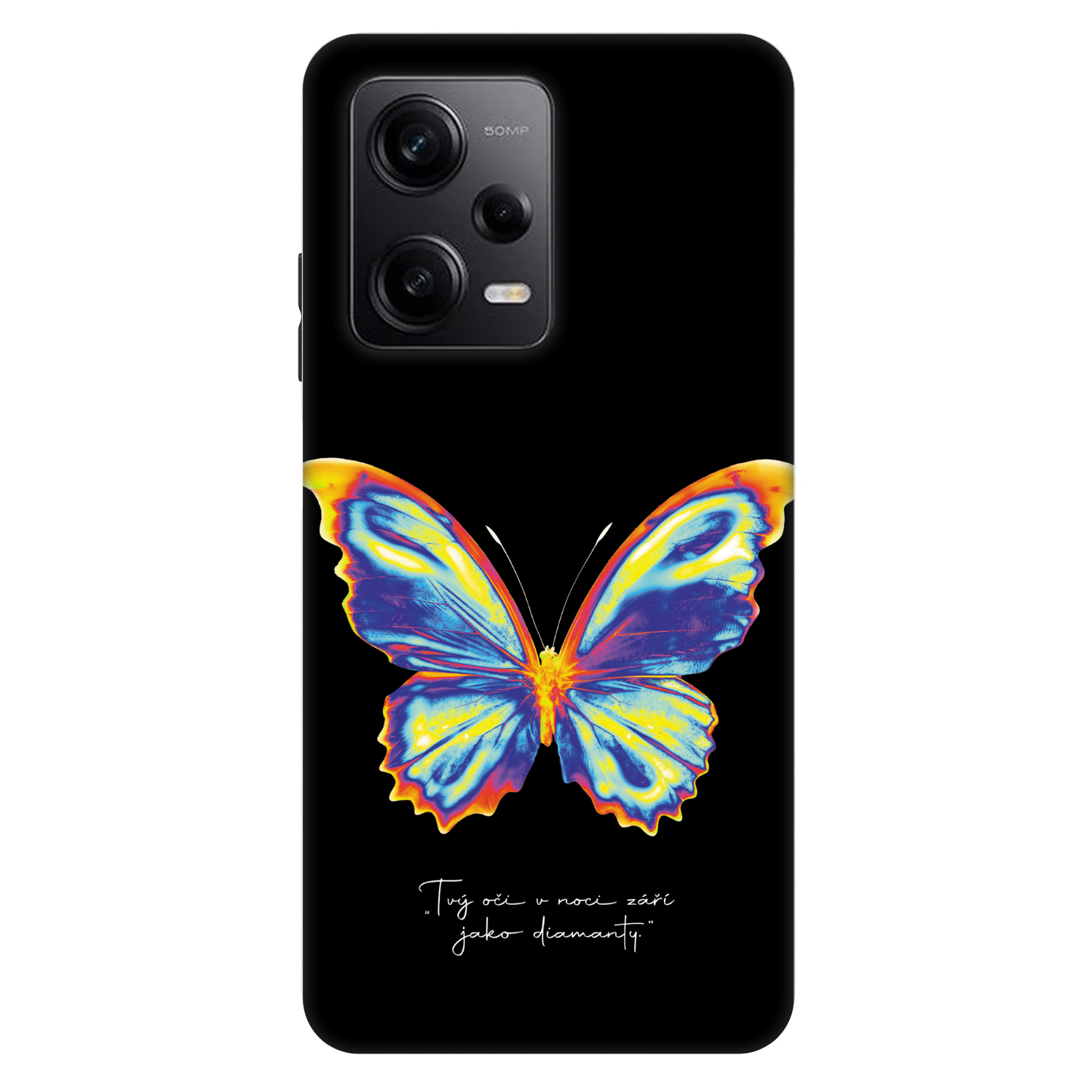 Picasee Fashion Case za Xiaomi Redmi Note 12 Pro+ 5G - Diamanty Black