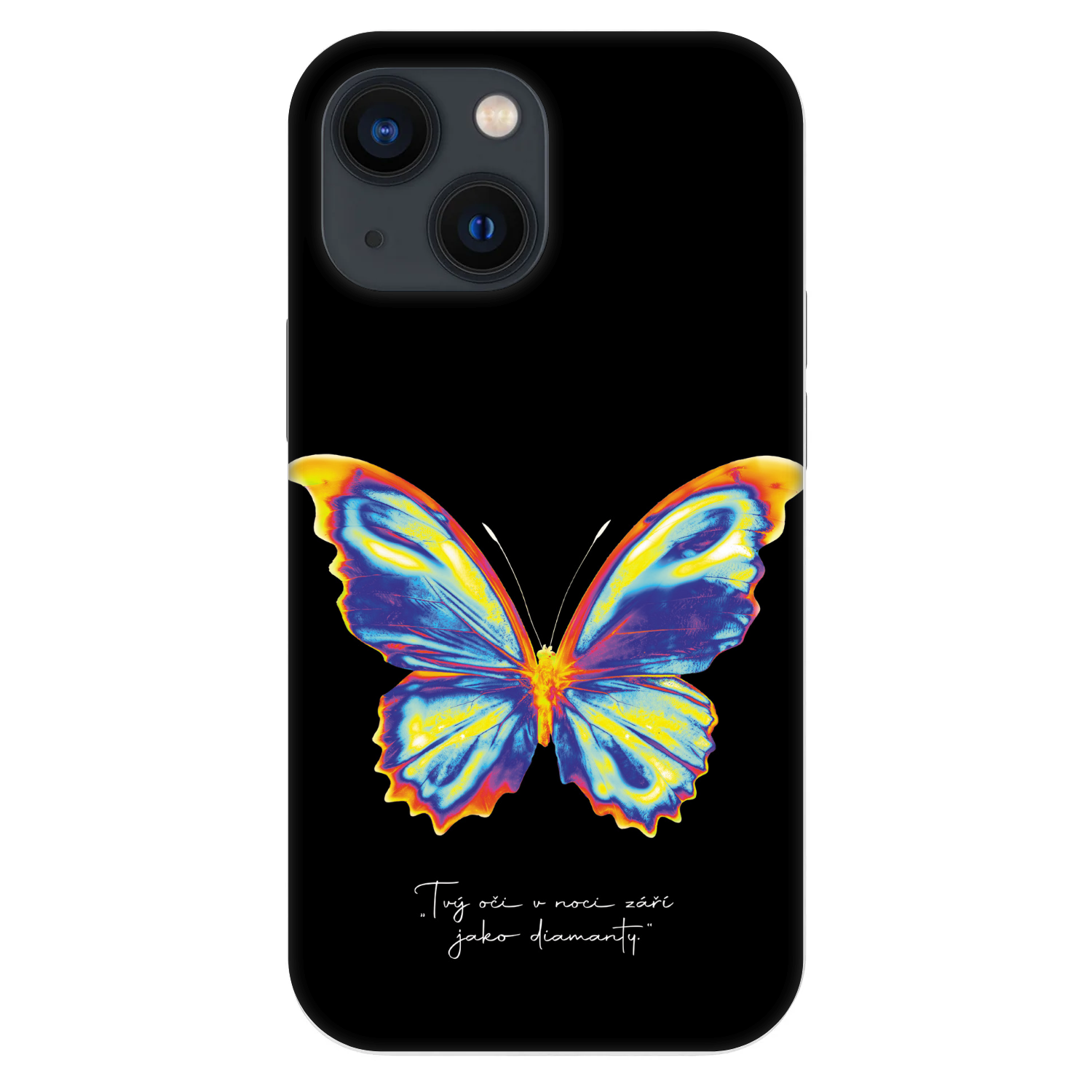 Picasee Fashion Case za Apple iPhone 13 mini - Diamanty Black