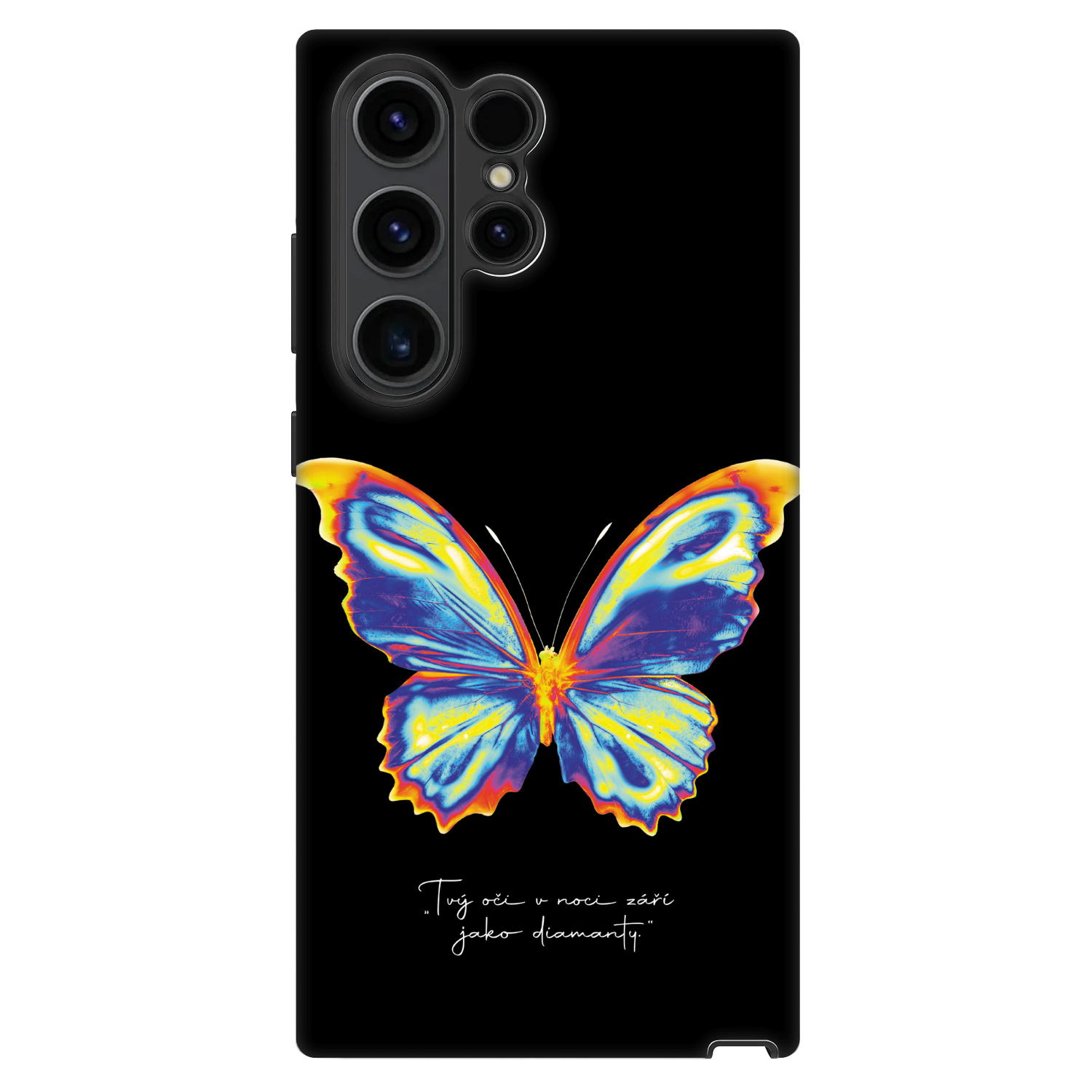 Picasee Fashion Case za Samsung Galaxy S22 Ultra 5G - Diamanty Black