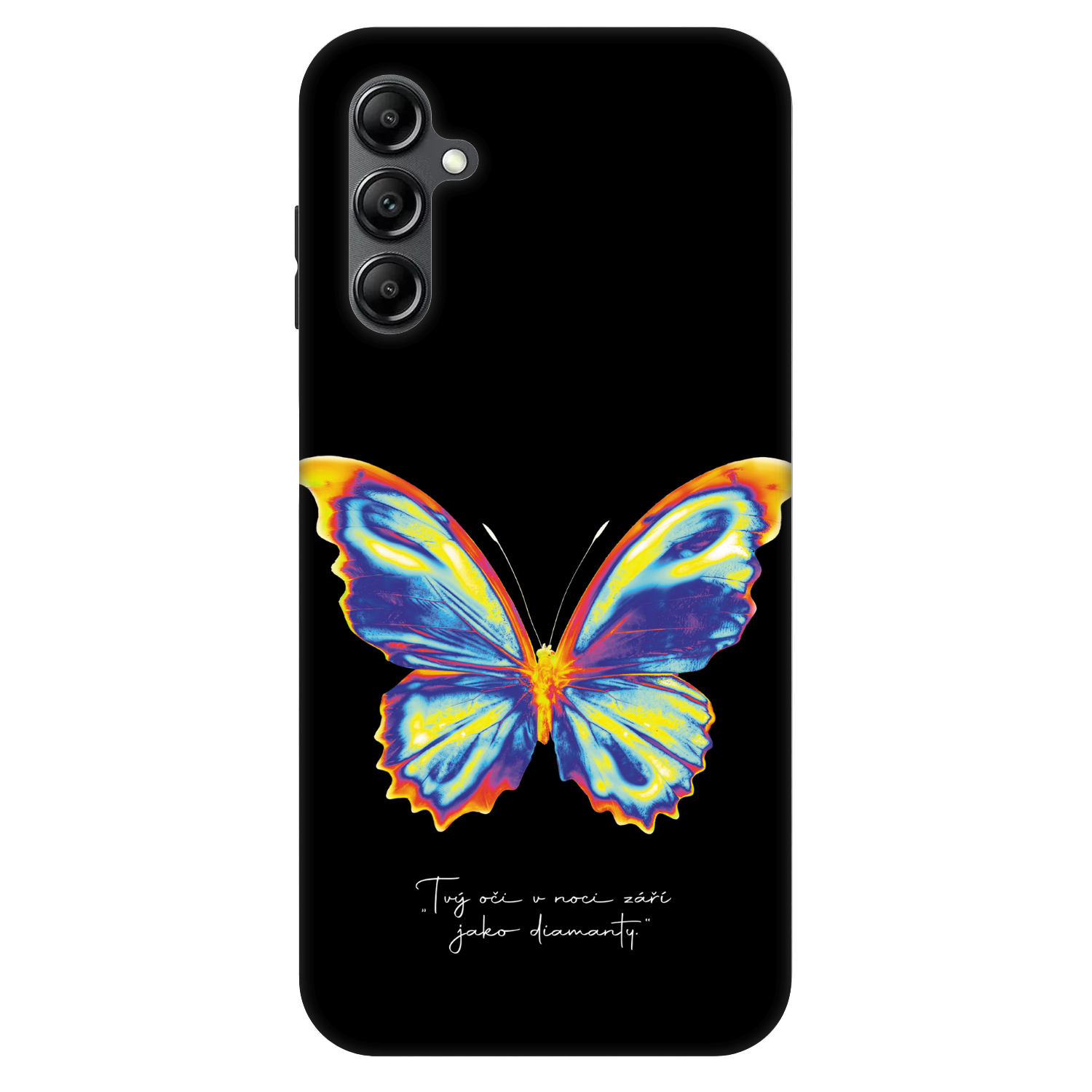 Picasee Fashion Case za Samsung Galaxy A14 5G A146P - Diamanty Black