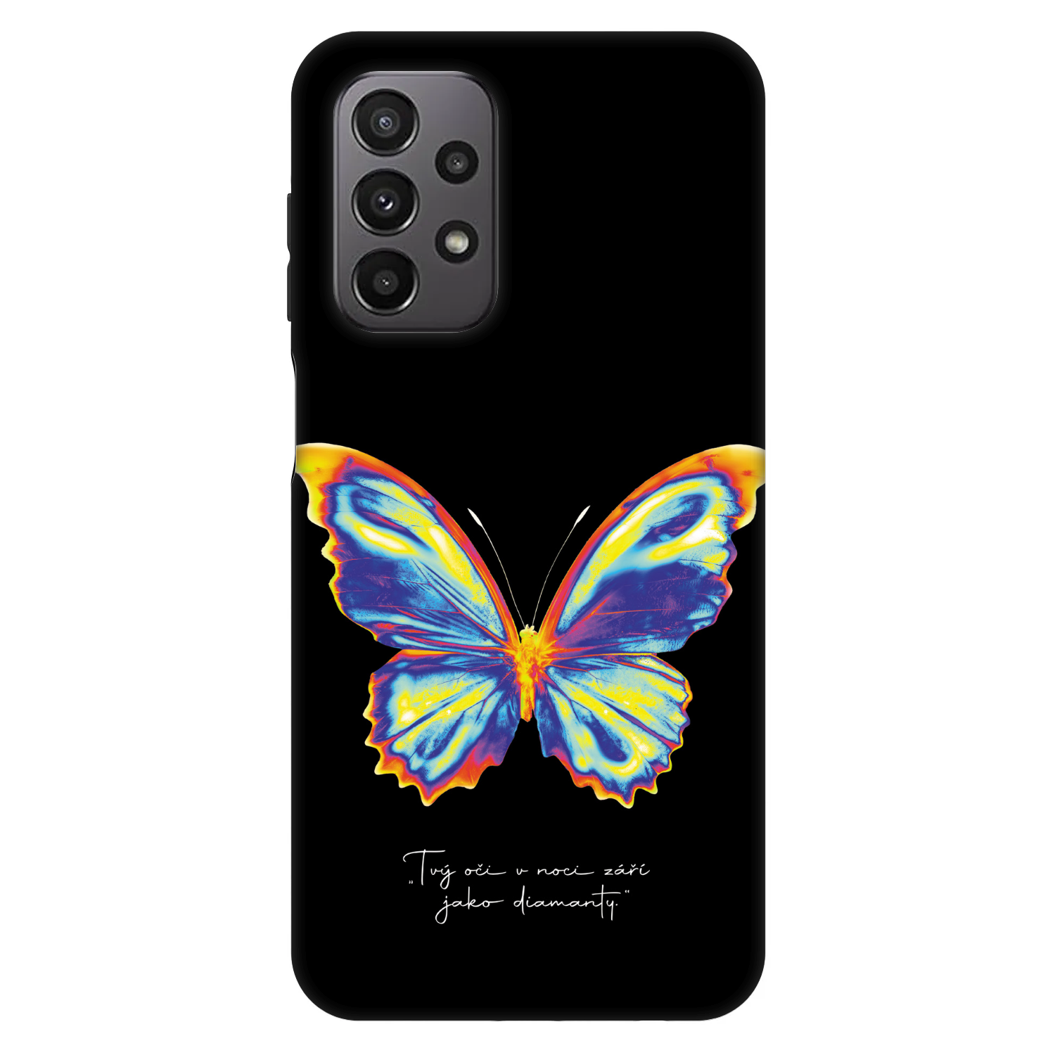 Picasee Fashion Case za Samsung Galaxy A23 A235F 4G - Diamanty Black