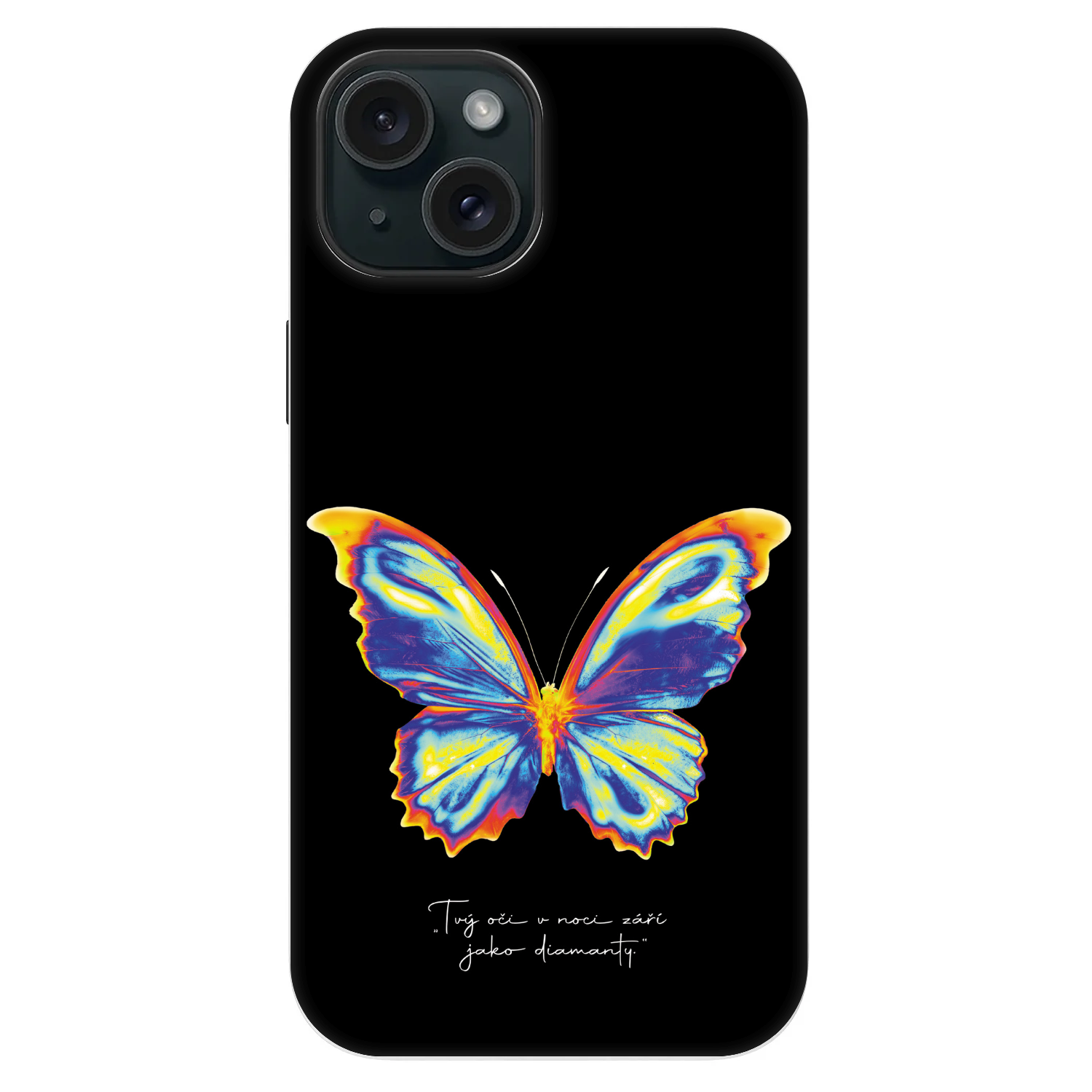 Picasee Fashion Case MagSafe za Apple iPhone 14 - Diamanty Black