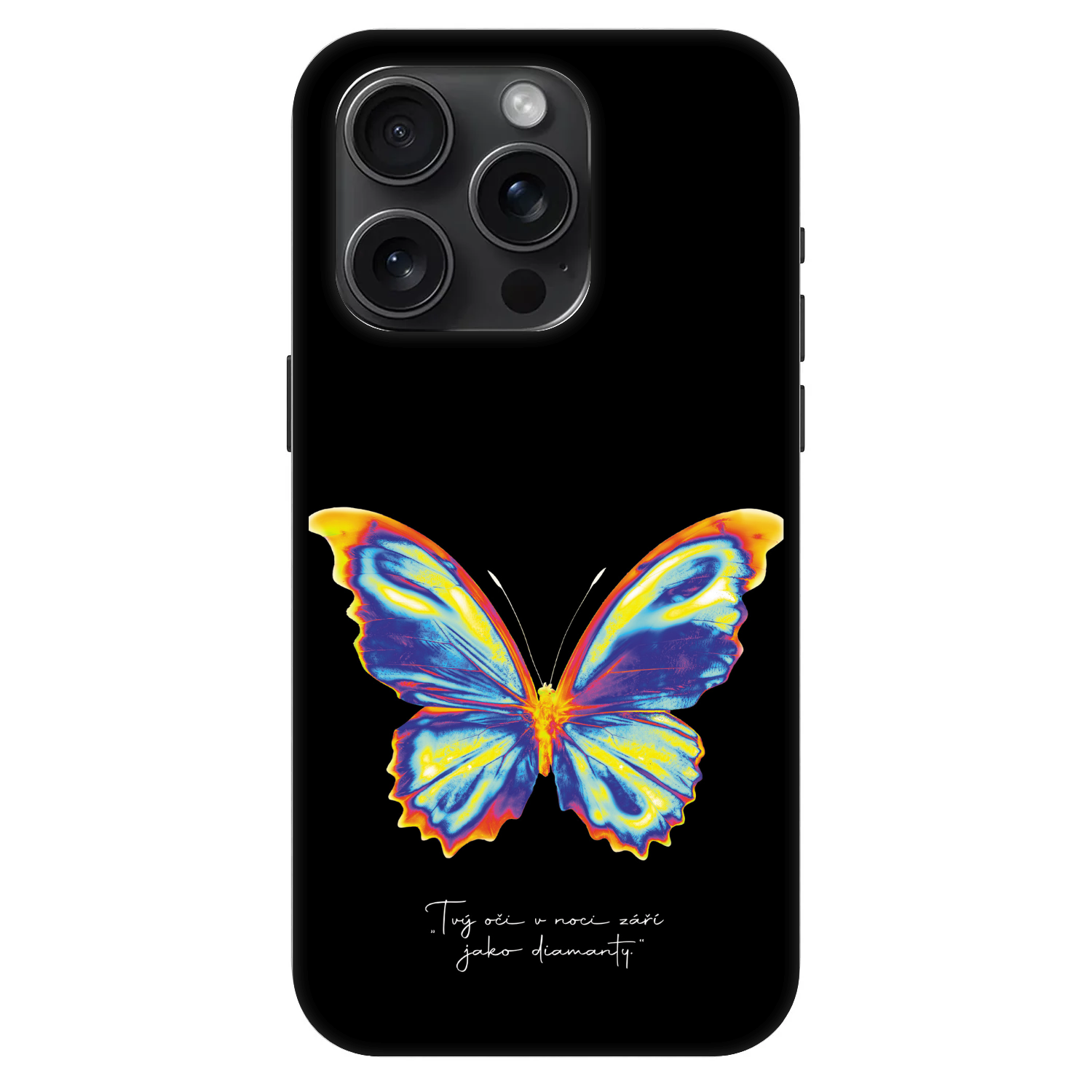 Picasee Fashion Case MagSafe za Apple iPhone 15 Pro - Diamanty Black