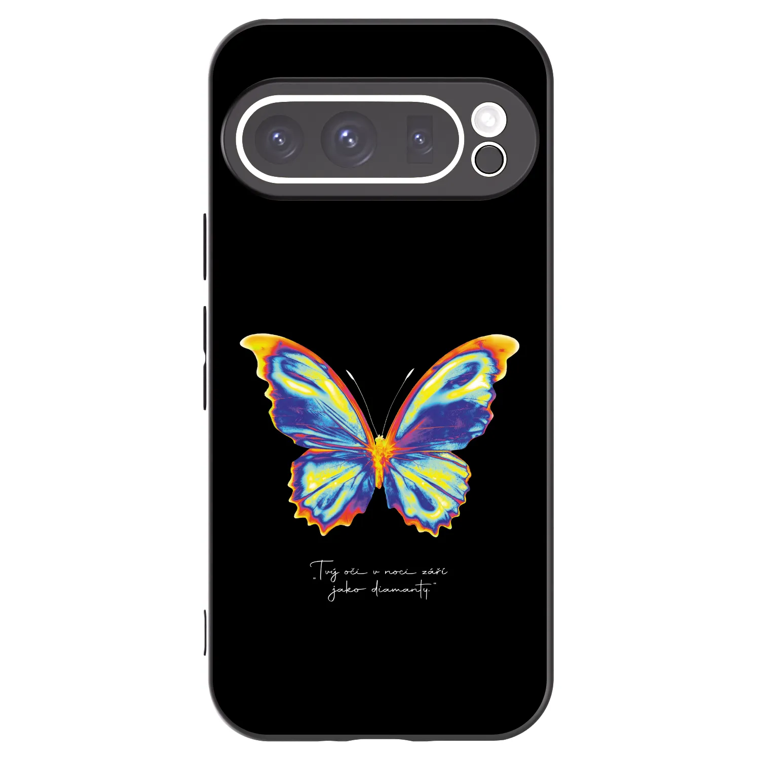 Picasee silikonski črni ovitek za Google Pixel 9 Pro XL - Diamanty Black