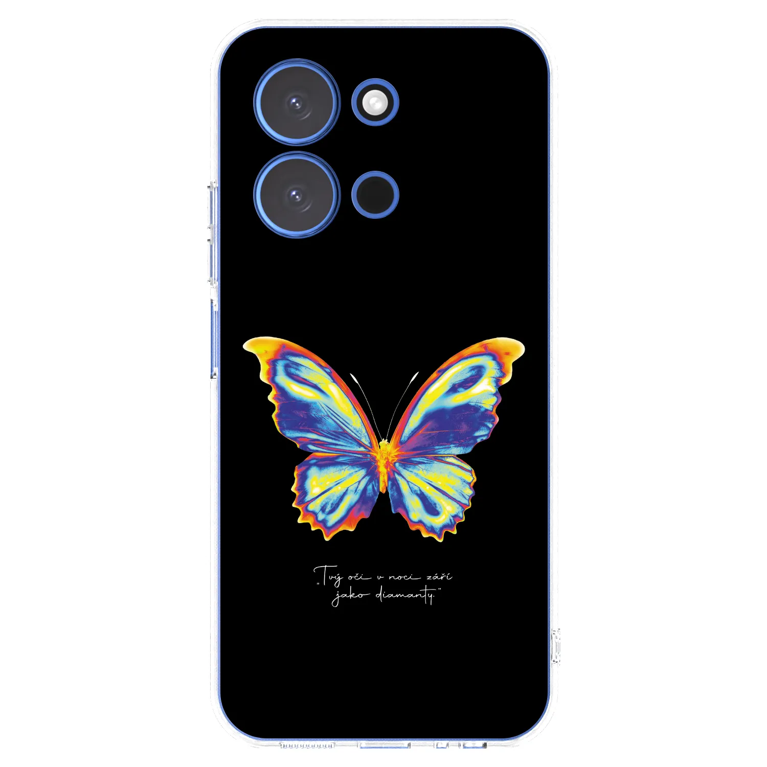 Picasee silikonski prozorni ovitek za Xiaomi Redmi 15C 4G - Diamanty Black