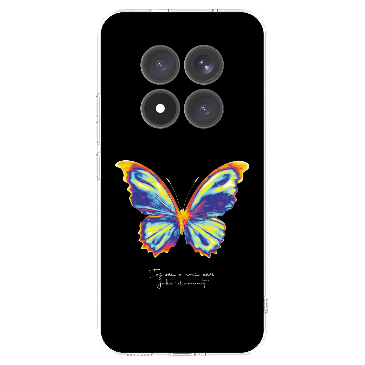Picasee silikonski prozorni ovitek za Xiaomi Redmi Note 15 Pro+ - Diamanty Black