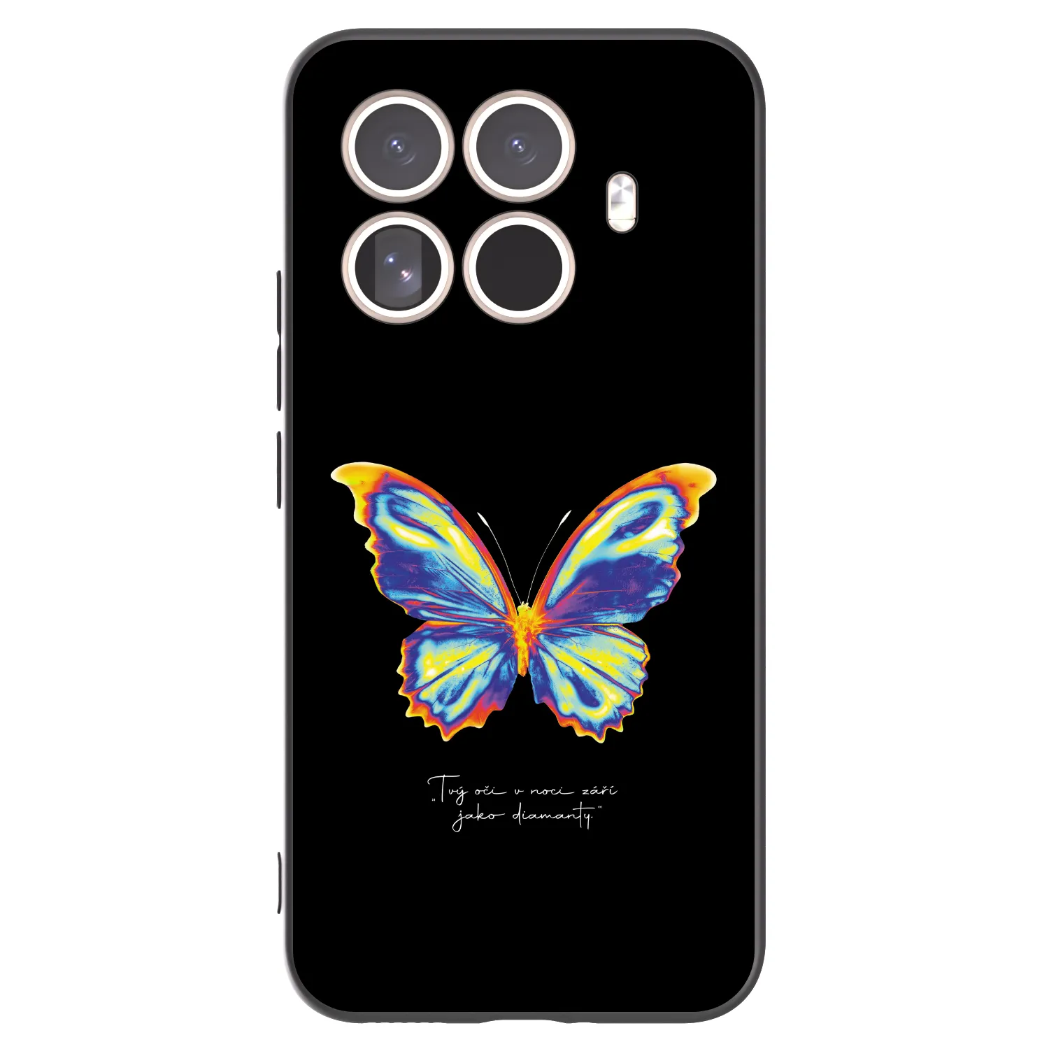 Picasee silikonski črni ovitek za Xiaomi 15T Pro - Diamanty Black