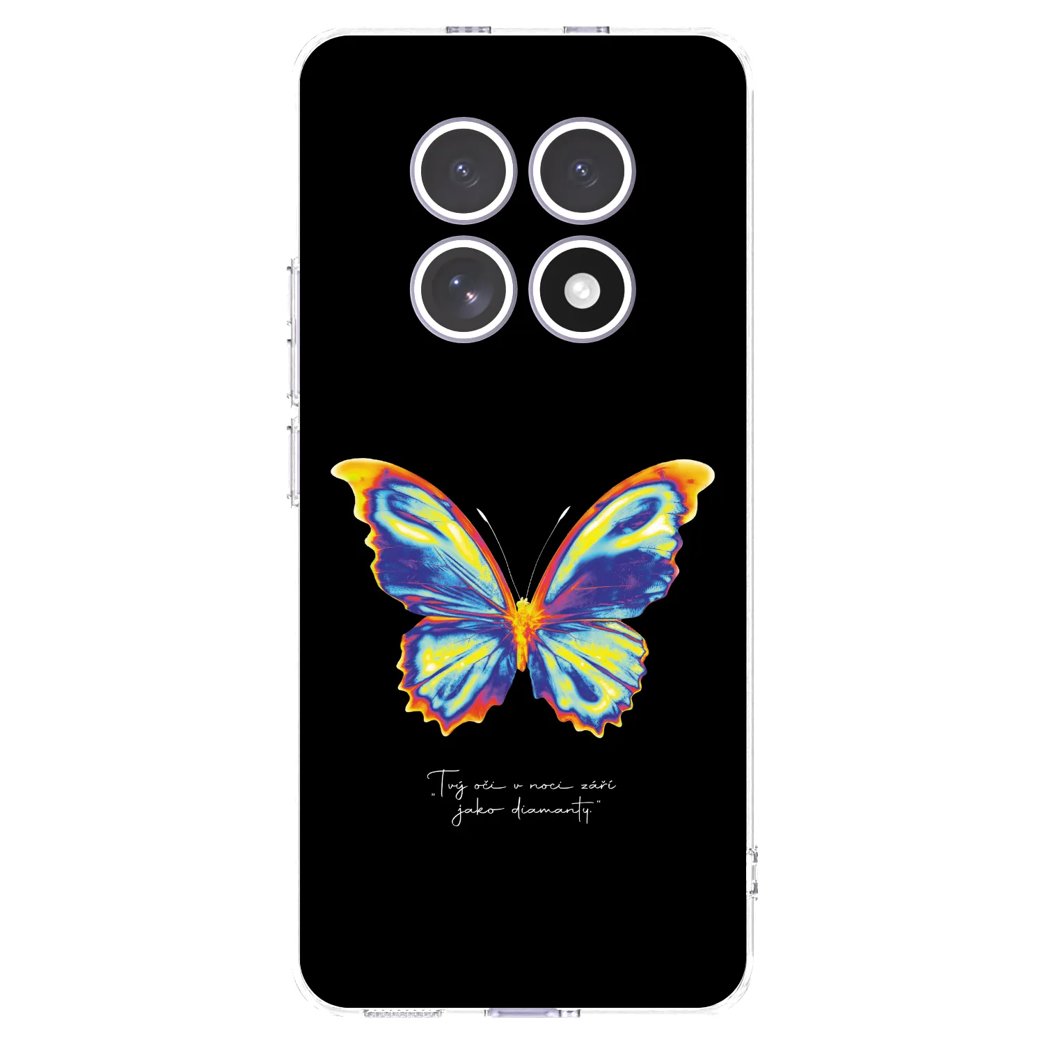 Picasee silikonski prozorni ovitek za Xiaomi Redmi Note 15 - Diamanty Black