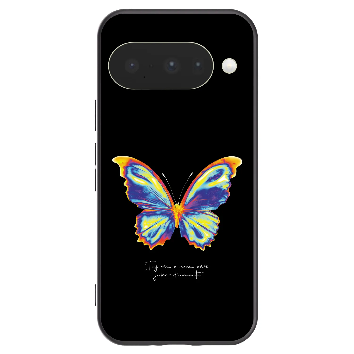 Picasee silikonski črni ovitek za Google Pixel 10 - Diamanty Black