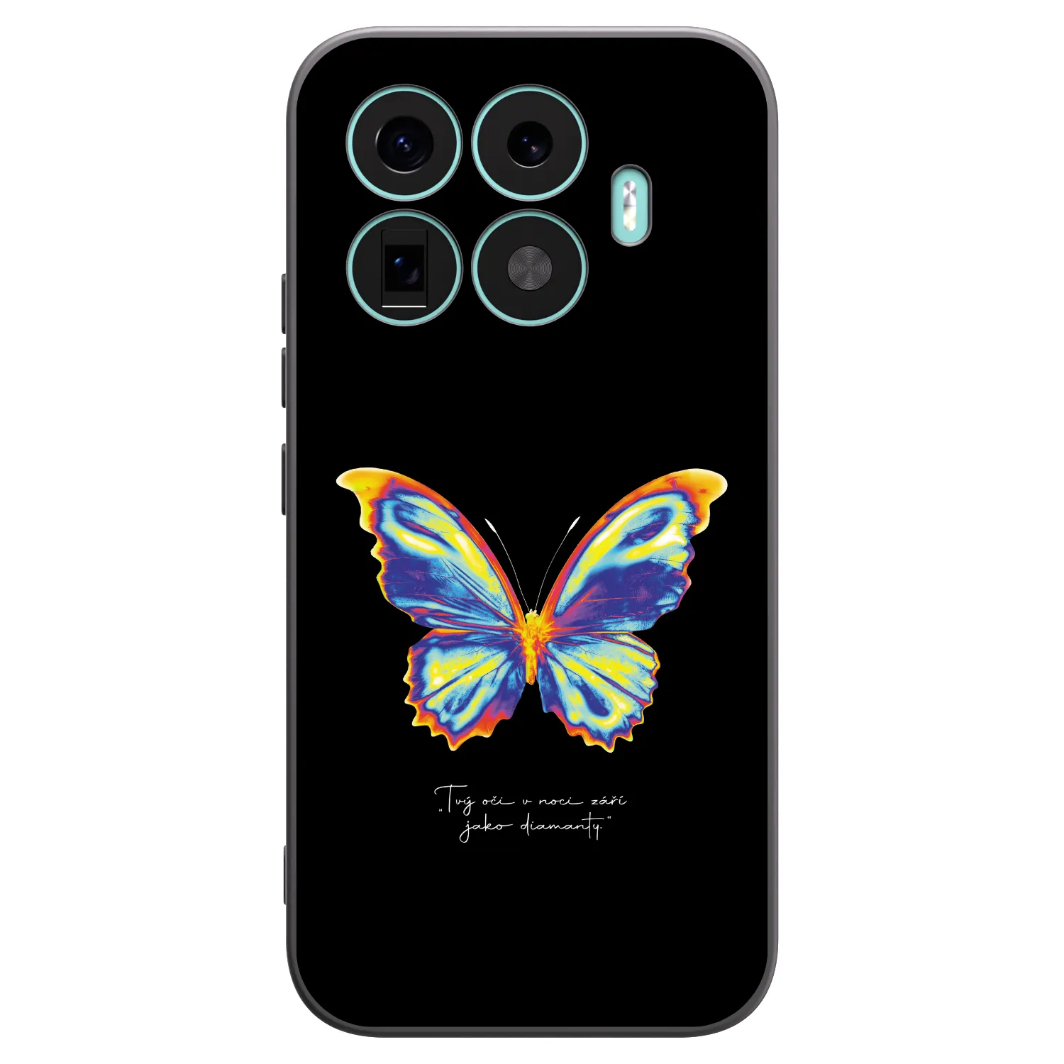 Picasee silikonski črni ovitek za Xiaomi 17T - Diamanty Black