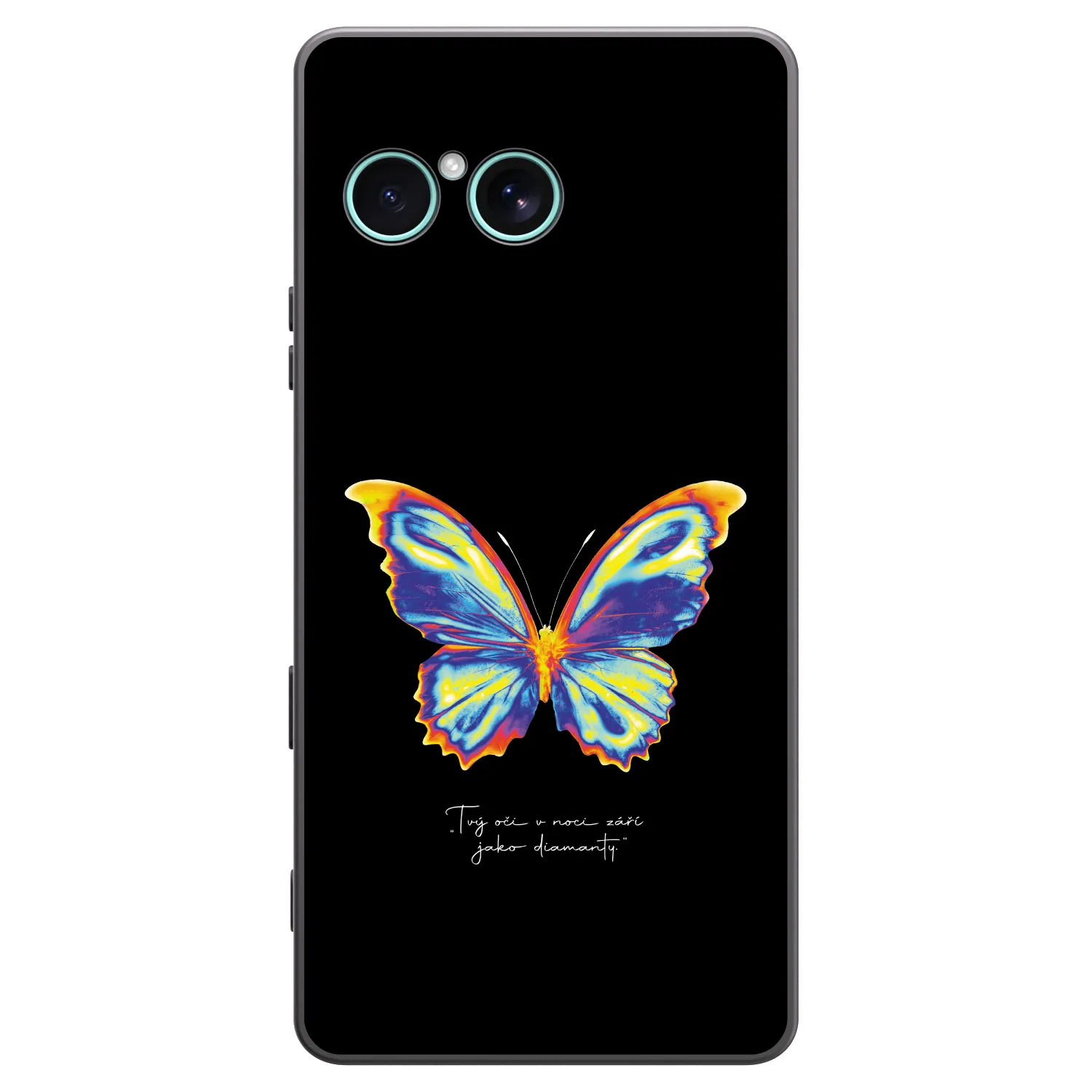 Picasee silikonski črni ovitek za Sony Xperia 10 VII - Diamanty Black