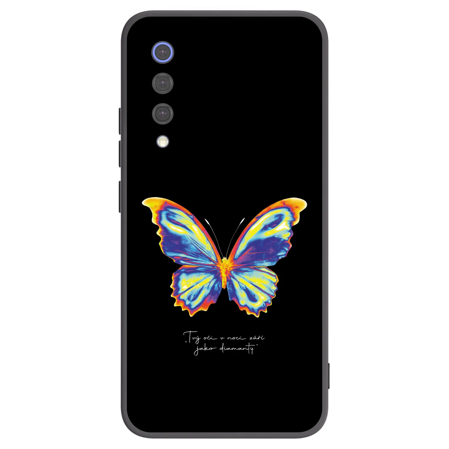 Picasee silikonski črni ovitek za Xiaomi Mi 9 SE - Diamanty Black