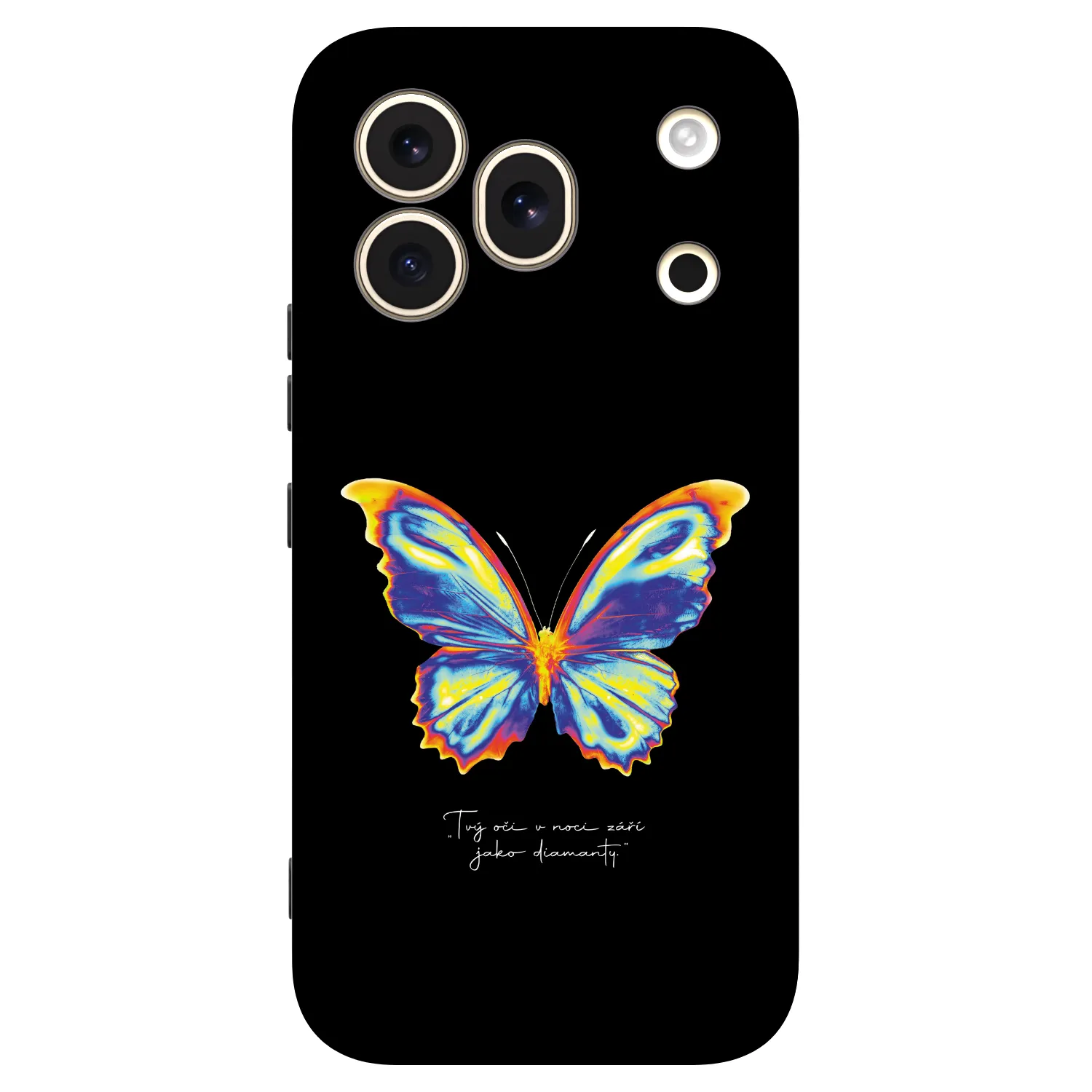 Picasee silikonski črni ovitek za Honor 600 Pro - Diamanty Black