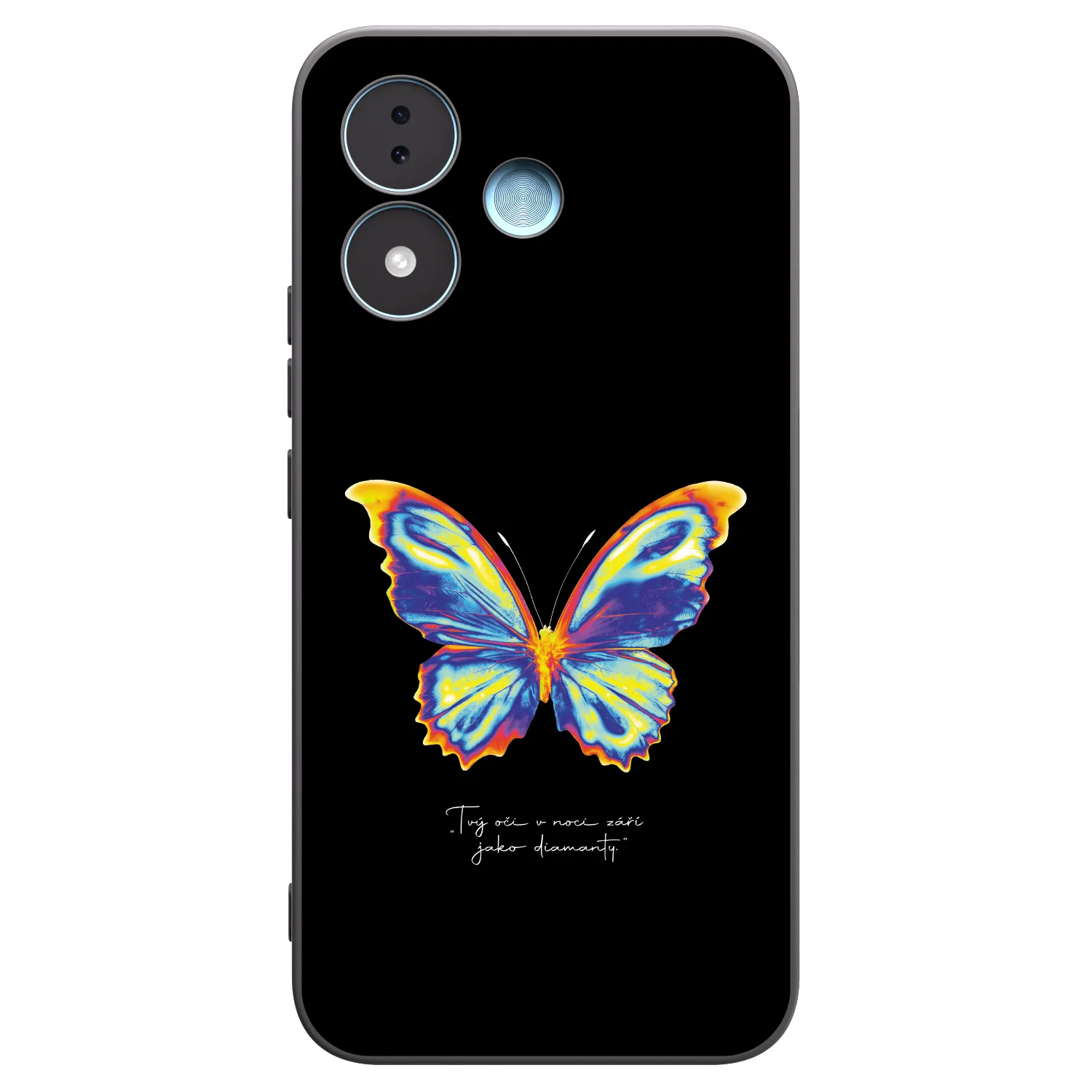 Picasee silikonski črni ovitek za Xiaomi Redmi Note 17 5G - Diamanty Black