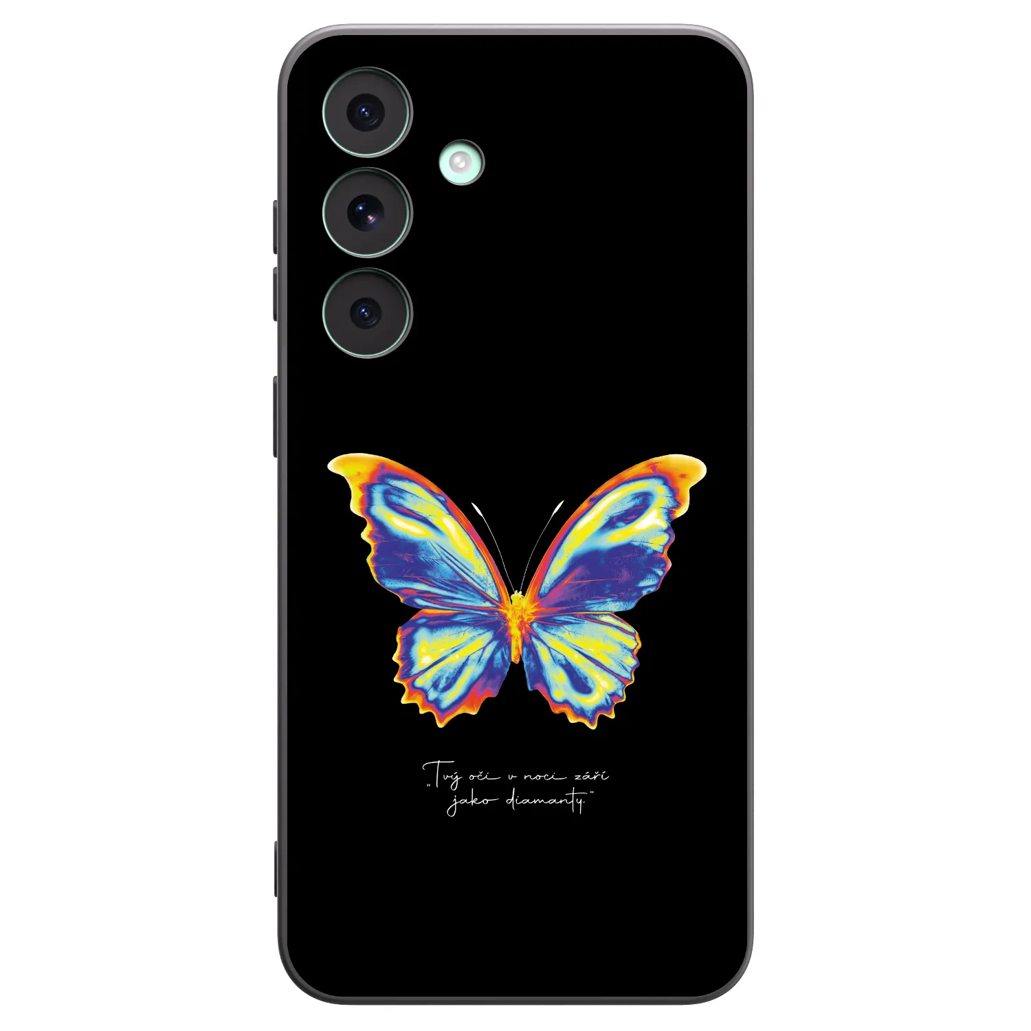 Picasee silikonski črni ovitek za Samsung Galaxy S26 FE - Diamanty Black