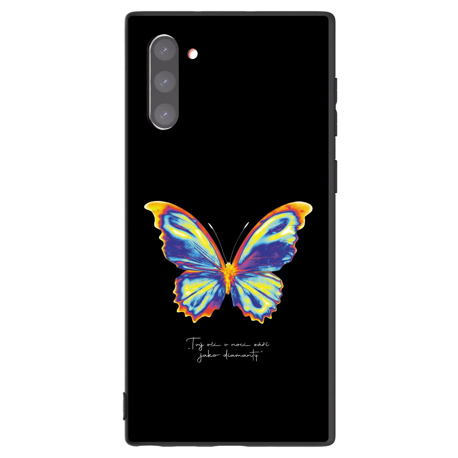 Picasee silikonski črni ovitek za Samsung Galaxy Note 10 N970F - Diamanty Black