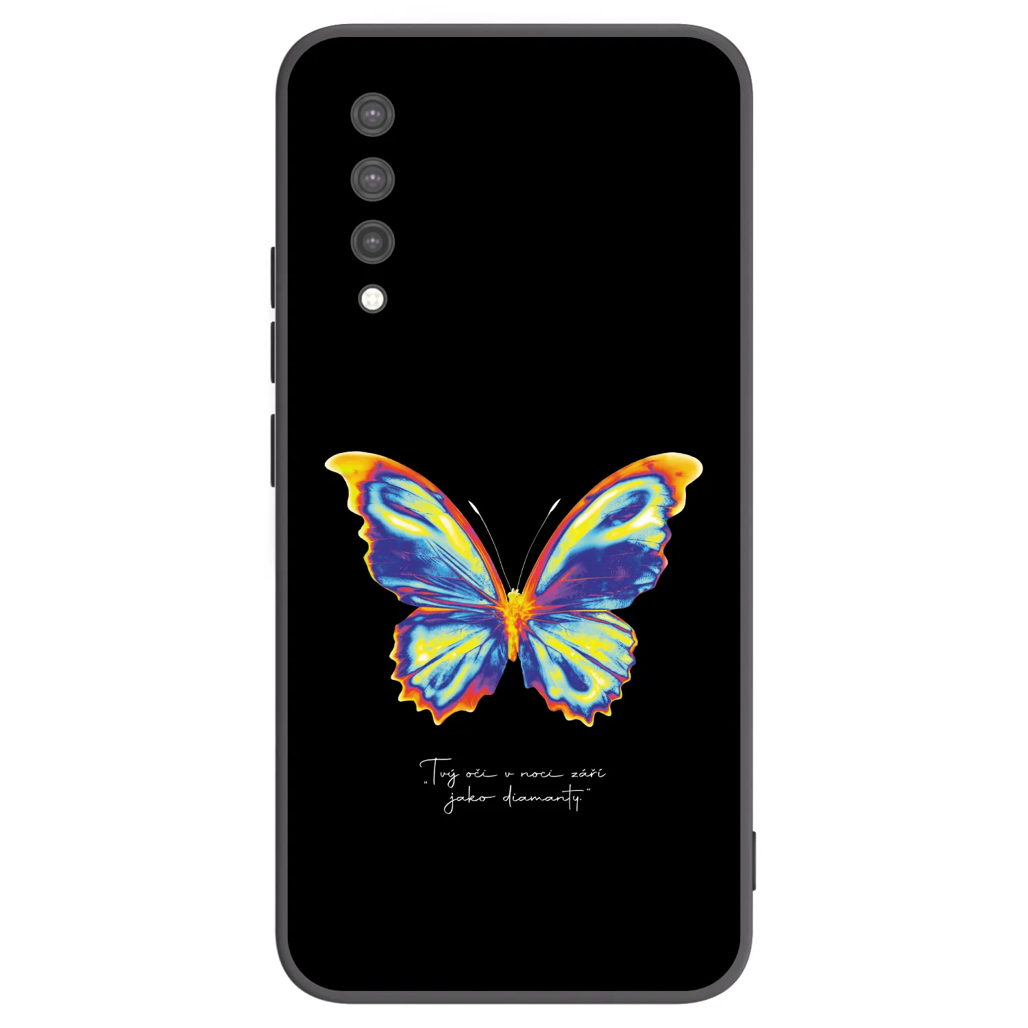 Picasee silikonski črni ovitek za Xiaomi Mi 9 Lite - Diamanty Black