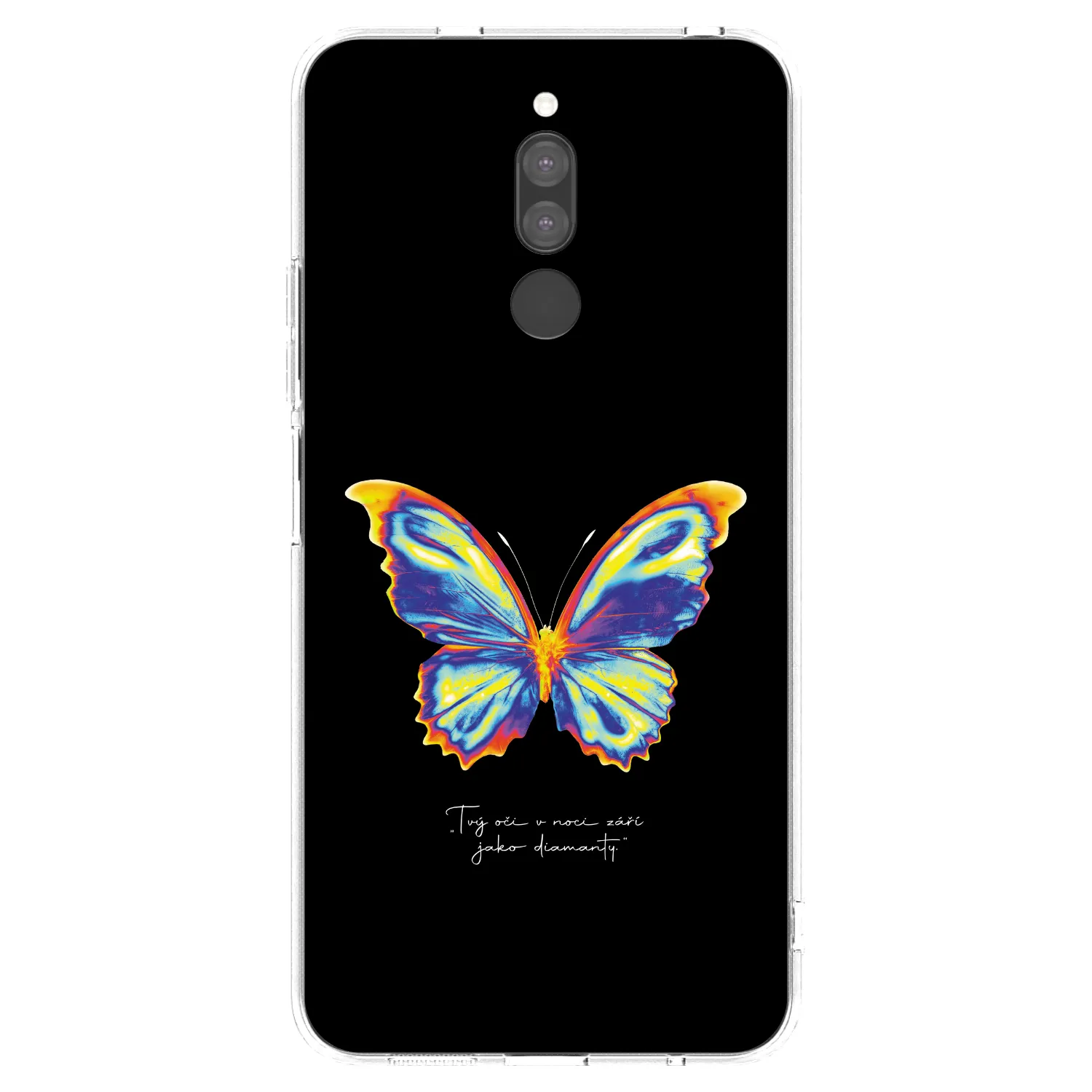 Picasee silikonski prozorni ovitek za Xiaomi Redmi 8 - Diamanty Black