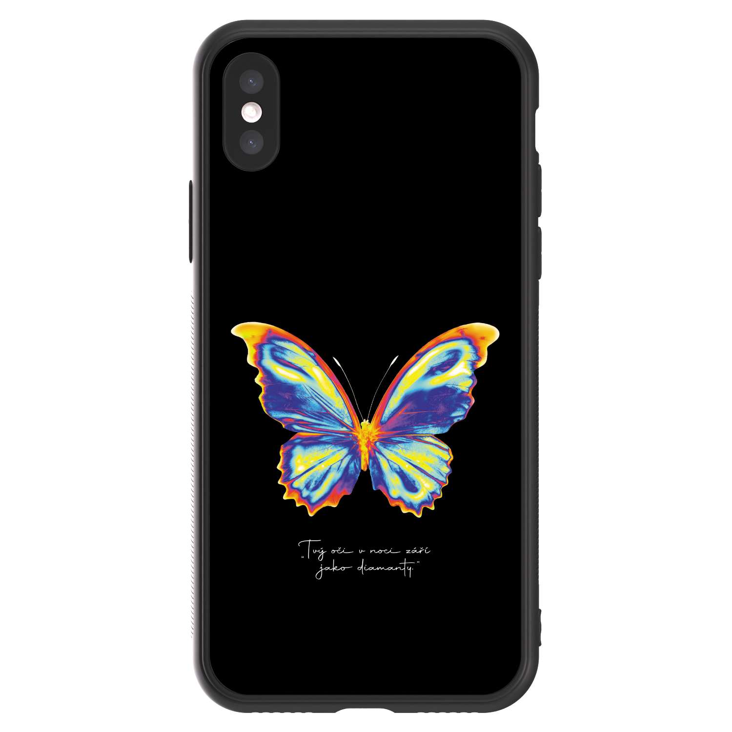Picasee ULTIMATE CASE za Apple iPhone X/XS - Diamanty Black
