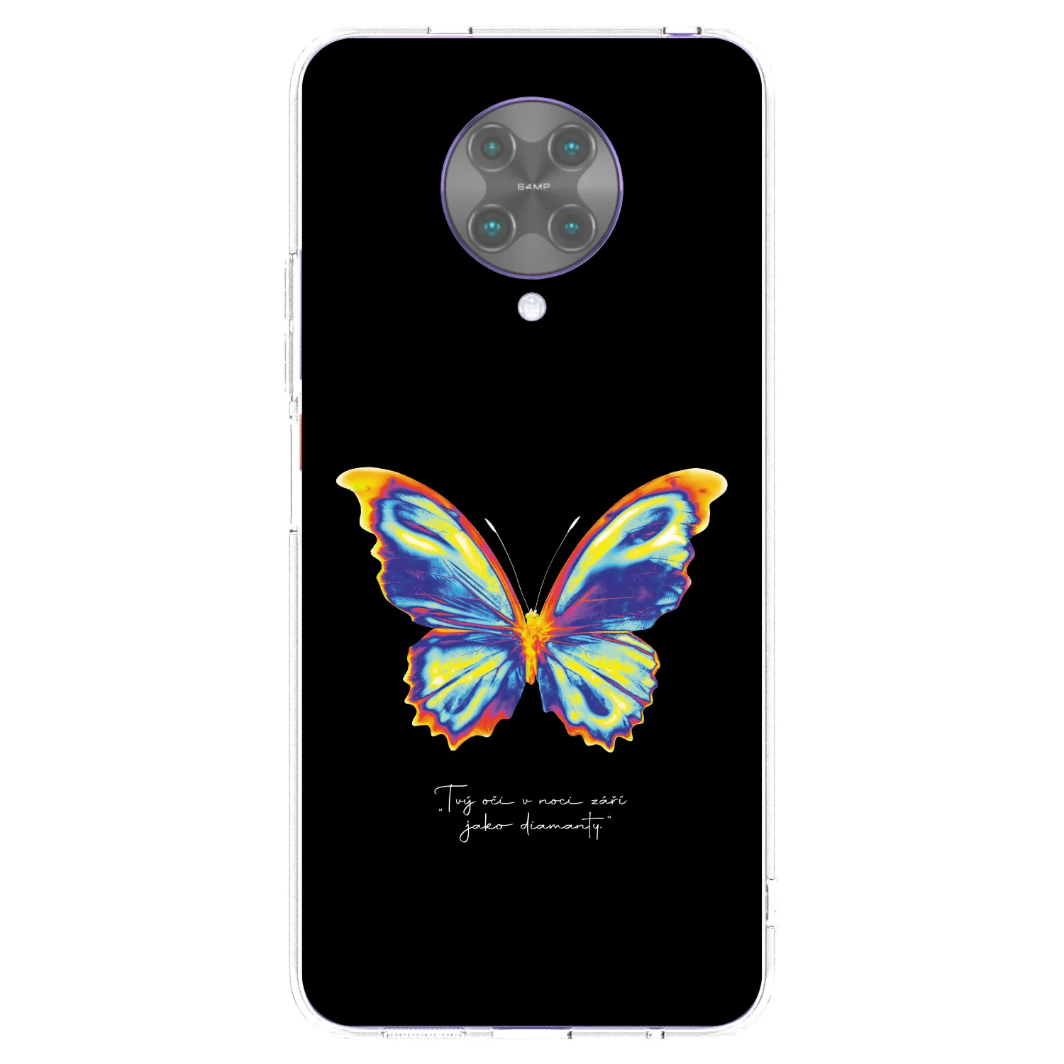 Picasee silikonski prozorni ovitek za Xiaomi Poco F2 Pro - Diamanty Black