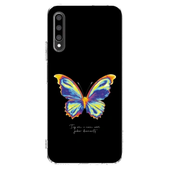 Picasee silikonski prozorni ovitek za Honor 9X Pro - Diamanty Black
