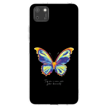 Picasee silikonski prozorni ovitek za Huawei Y5P - Diamanty Black
