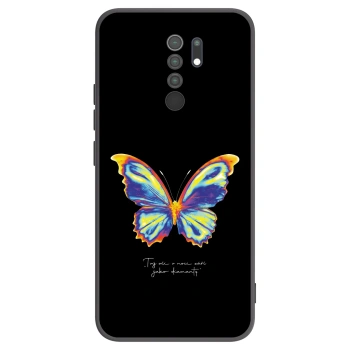 Picasee silikonski črni ovitek za Xiaomi Redmi 9 - Diamanty Black