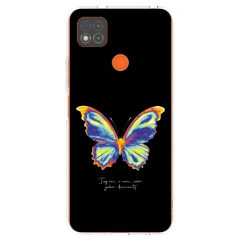 Picasee silikonski prozorni ovitek za Xiaomi Redmi 9C - Diamanty Black