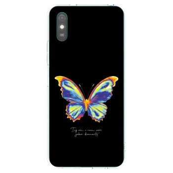 Picasee silikonski prozorni ovitek za Xiaomi Redmi 9A - Diamanty Black