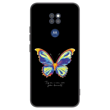 Ovitek za Motorola Moto G9 Play - Diamanty Black