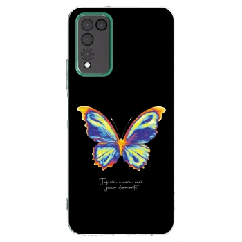 Picasee silikonski prozorni ovitek za Honor 10X Lite - Diamanty Black