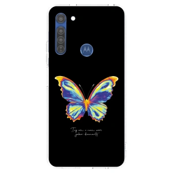 Ovitek za Motorola Moto G8 - Diamanty Black