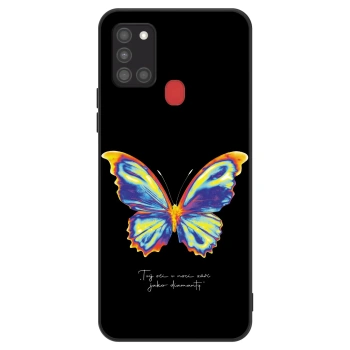 Ovitek za Samsung Galaxy A21s - Diamanty Black