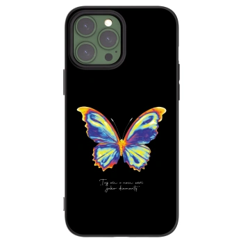 Picasee silikonski črni ovitek za Apple iPhone 13 Pro Max - Diamanty Black