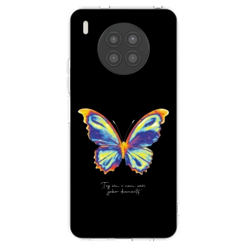 Picasee silikonski prozorni ovitek za Huawei Nova 8i - Diamanty Black