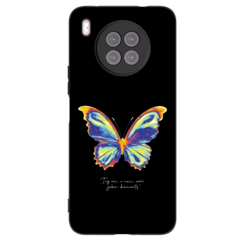 Picasee silikonski črni ovitek za Huawei Nova 8i - Diamanty Black