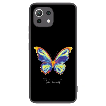 Picasee silikonski črni ovitek za Xiaomi 11 Lite 5G NE - Diamanty Black