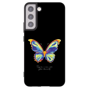 Picasee silikonski črni ovitek za Samsung Galaxy S22+ 5G - Diamanty Black