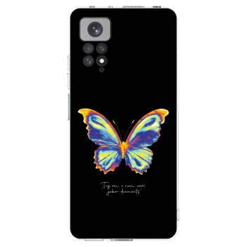 Picasee silikonski prozorni ovitek za Xiaomi Redmi Note 11S 4G - Diamanty Black