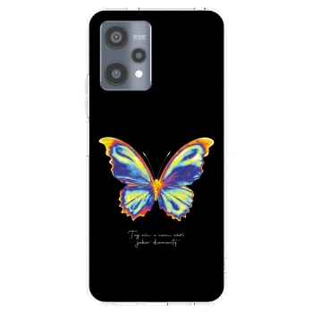 Picasee silikonski prozorni ovitek za Realme 9 Pro 5G - Diamanty Black