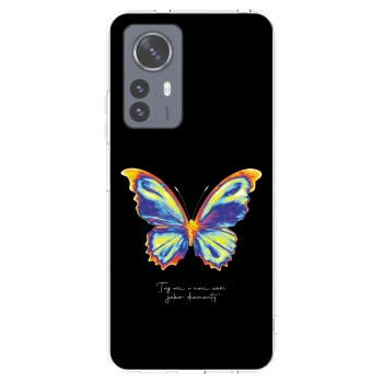 Picasee silikonski prozorni ovitek za Xiaomi 12 Pro - Diamanty Black