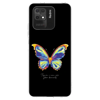 Picasee silikonski prozorni ovitek za Xiaomi Redmi 10C - Diamanty Black