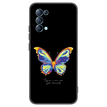 Picasee silikonski črni ovitek za OPPO Reno 5 5G - Diamanty Black