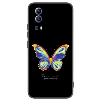 Picasee silikonski črni ovitek za Vivo Y52 5G - Diamanty Black