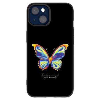 Picasee silikonski črni ovitek za Apple iPhone 14 - Diamanty Black