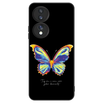 Ovitek za Honor 70 - Diamanty Black
