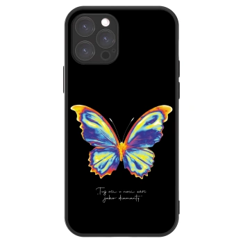 Picasee ULTIMATE CASE MagSafe za Apple iPhone 12 Pro - Diamanty Black