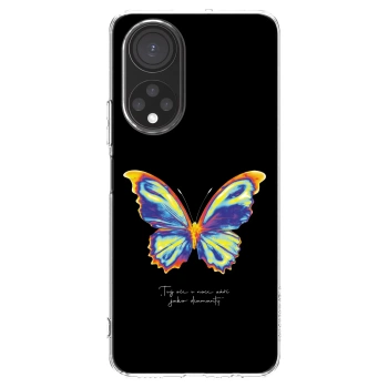Picasee silikonski prozorni ovitek za Honor X7 - Diamanty Black