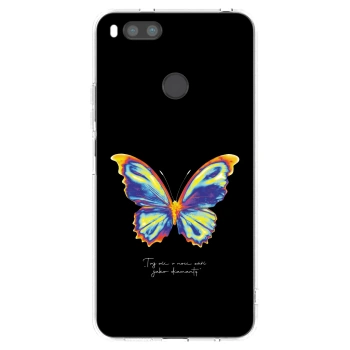 Picasee silikonski prozorni ovitek za Xiaomi Redmi A1 - Diamanty Black