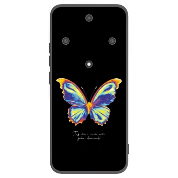 Picasee silikonski črni ovitek za Honor Magic5 Lite 5G - Diamanty Black